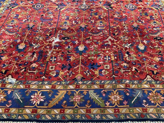 Large Vintage French Janus Rug-YMM-1062230