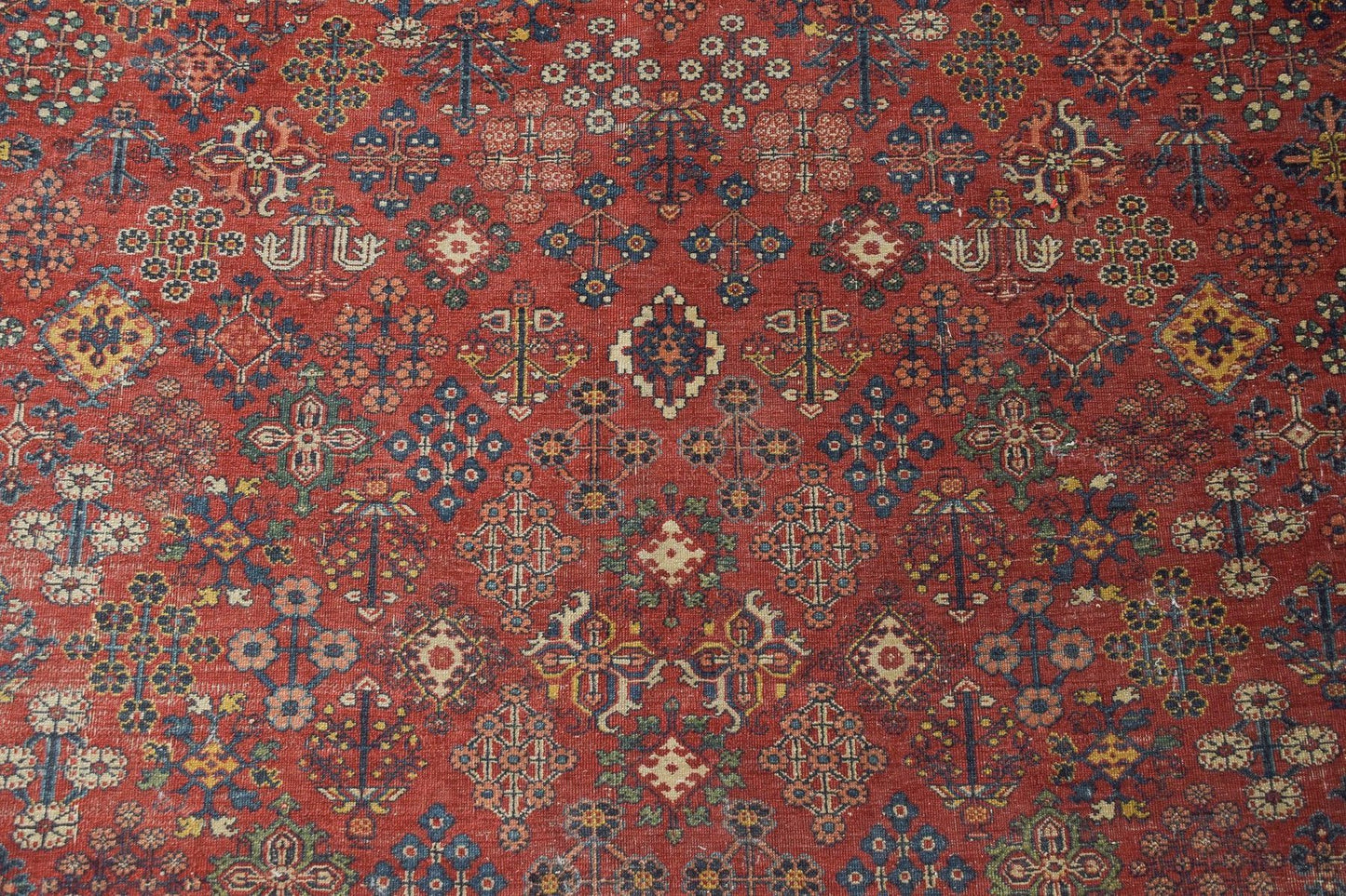 Large Vintage Handwoven Tabriz Rug