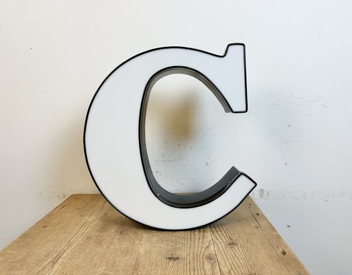 Large Vintage Illuminated Letter C, 1970s-CGF-1731833