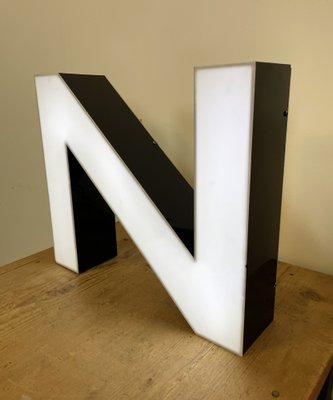 Large Vintage Illuminated Letter N, 1980s-CGF-1750030