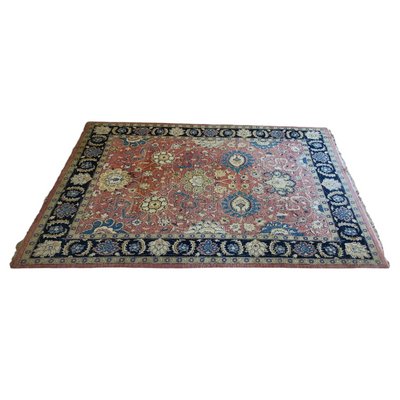 Large Vintage Indian Traditional Hand-Knotted Rug-TCS-1362304