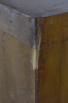 Large Vintage Industrial Oak File Cabinet with Multiple Drawers, 1930s-ZAA-1239105