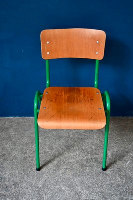 Large Vintage Industrial Stackable Chairs, Set of 30-AIU-2022944