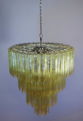 Large Vintage Italian Chrome and Murano Glass Chandelier, 1982-FHZ-640614