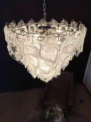 Large Vintage Italian Murano Chandelier from Vistosi, 1990s-FHZ-1276848