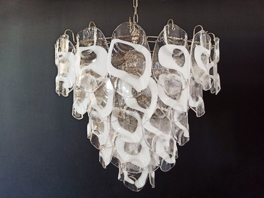 Large Vintage Italian Murano Chandelier from Vistosi, 1990s-FHZ-1276848