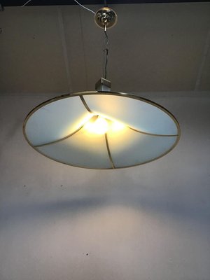 Large Vintage Italian Pendant Lamp in Murano Glass from Fontana Arte-SU-632310