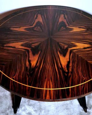 Large Vintage Italian Round Coffee Table, 1950-QRS-1779572