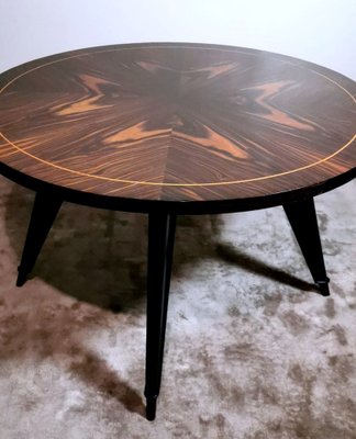 Large Vintage Italian Round Coffee Table, 1950-QRS-1779572