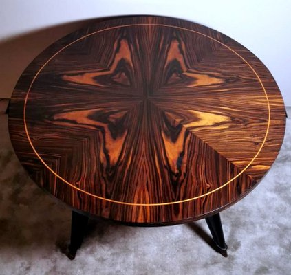 Large Vintage Italian Round Coffee Table, 1950-QRS-1779572