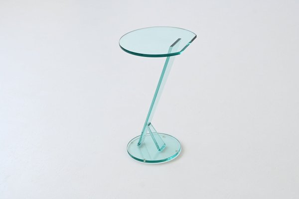 Large Vintage Italian Side Table in Glass by Tonelli Nicchio, 1988-BXV-2021494