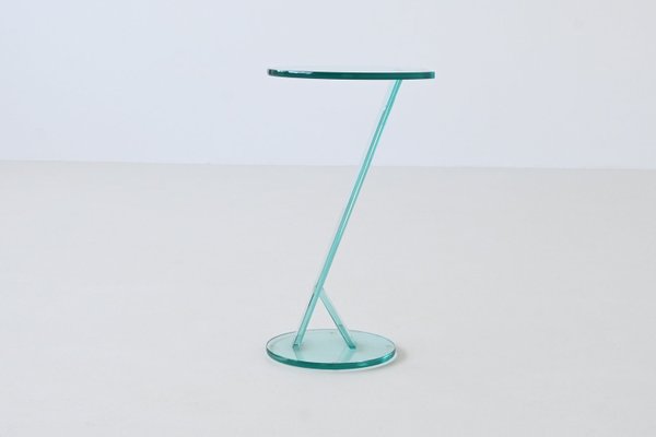 Large Vintage Italian Side Table in Glass by Tonelli Nicchio, 1988-BXV-2021494