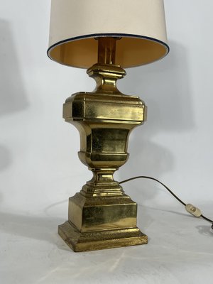 Large Vintage Italian Solid Brass Table Lamp, 1950s-OT-1279303