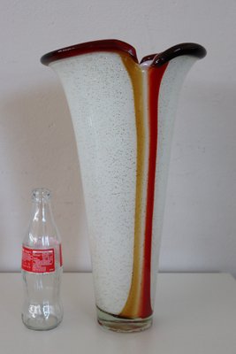 Large Vintage Italian Vase in Murano Art Glass, 1980s-DCO-1259502