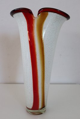 Large Vintage Italian Vase in Murano Art Glass, 1980s-DCO-1259502