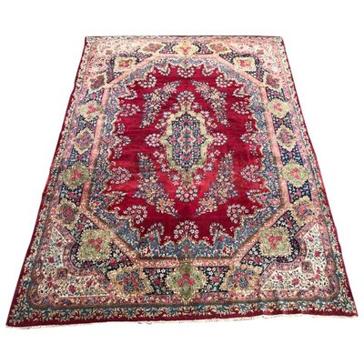 Large Vintage Kirman Style Rug, 1940s-YMM-1801604