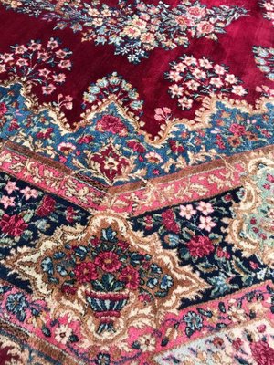 Large Vintage Kirman Style Rug, 1940s-YMM-1801604