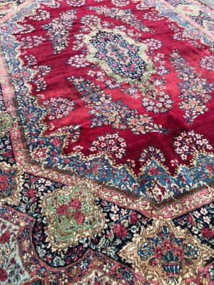 Large Vintage Kirman Style Rug, 1940s-YMM-1801604