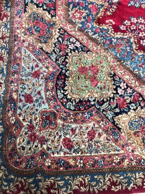 Large Vintage Kirman Style Rug, 1940s-YMM-1801604