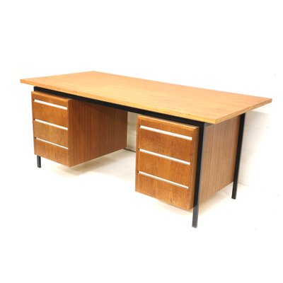 Large Vintage Management Desk in Teak Wood, 1960s-XID-1785333