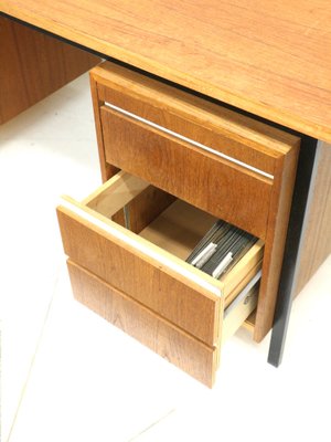 Large Vintage Management Desk in Teak Wood, 1960s-XID-1785333