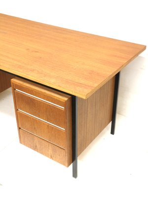 Large Vintage Management Desk in Teak Wood, 1960s-XID-1785333