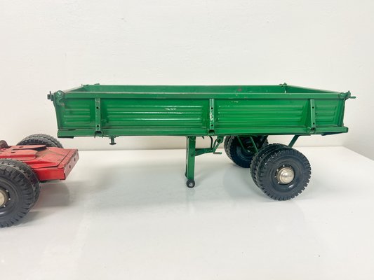 Large Vintage Metal Russian Truck with Trailer, 1986-WZZ-1730045