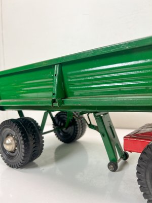 Large Vintage Metal Russian Truck with Trailer, 1986-WZZ-1730045