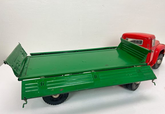 Large Vintage Metal Russian Truck with Trailer, 1986-WZZ-1730045