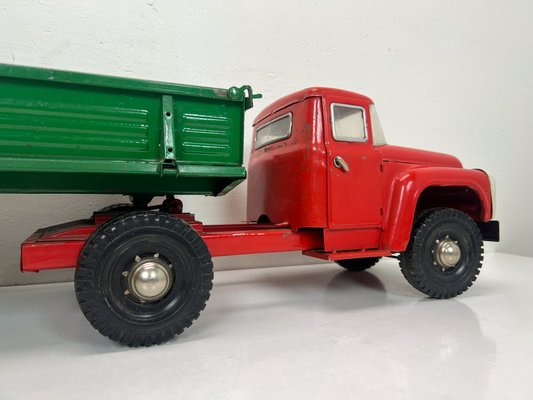 Large Vintage Metal Russian Truck with Trailer, 1986-WZZ-1730045