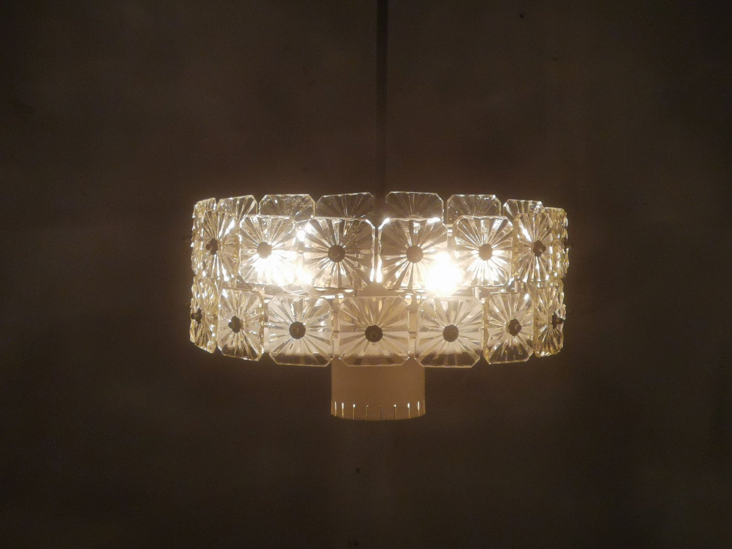 Large Vintage Mid-Century Ceiling Light from LBL, 1960s