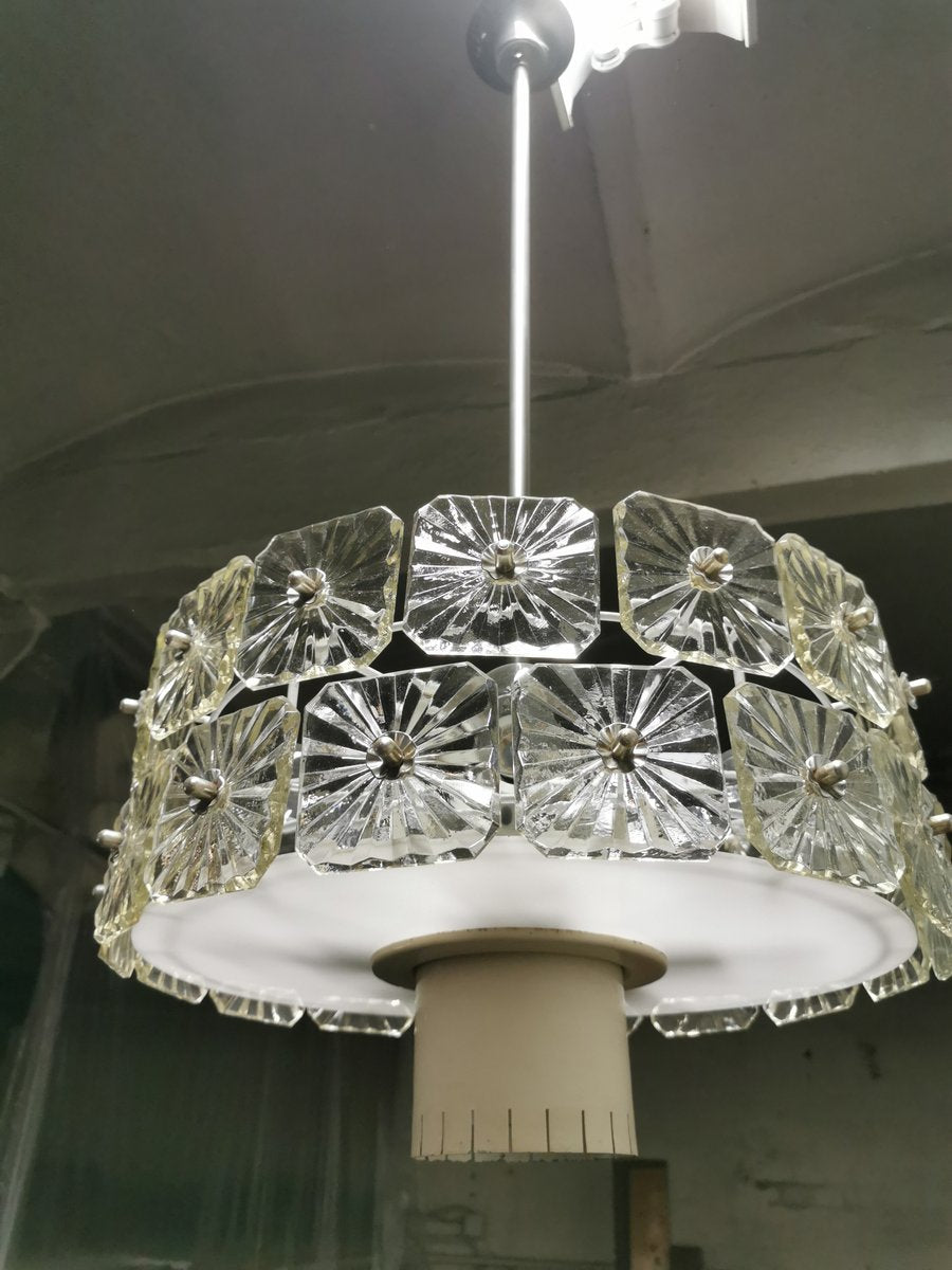 Large Vintage Mid-Century Ceiling Light from LBL, 1960s