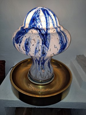 Large Vintage Murano Mushroom Lamp-HIT-912819