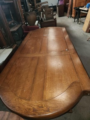 Large Vintage Oak Monastery Table, 1970s-HJH-2014858