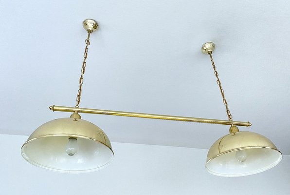 Large Vintage Pendant Light in Brass, 1960s-GUT-2036710