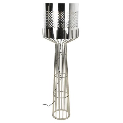 Large Vintage Stainless Steel Lamp-NQ-1824817