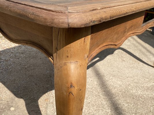 Large Vintage Table in Carved Oak, 1890s-ZYJ-2022661