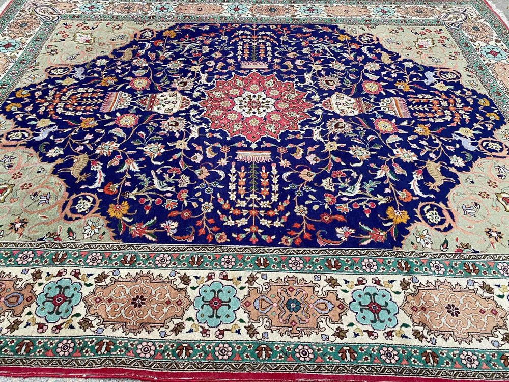 Large Vintage Tabriz Rug