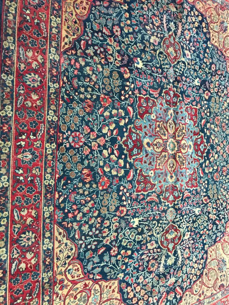 Large Vintage Tabriz Rug, 1890s