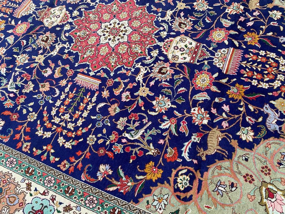 Large Vintage Tabriz Rug