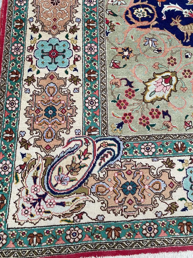 Large Vintage Tabriz Rug