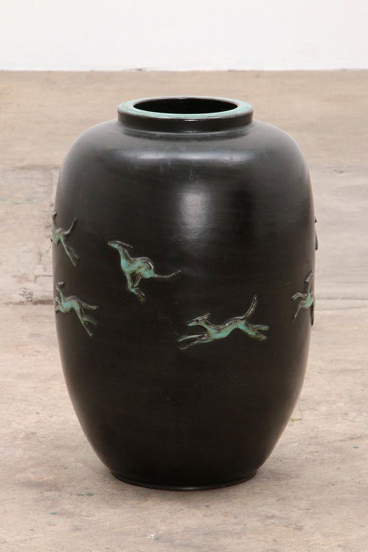 Large Vintage Vase attributed to Ugo Zaccagnini, Italy, 1950s