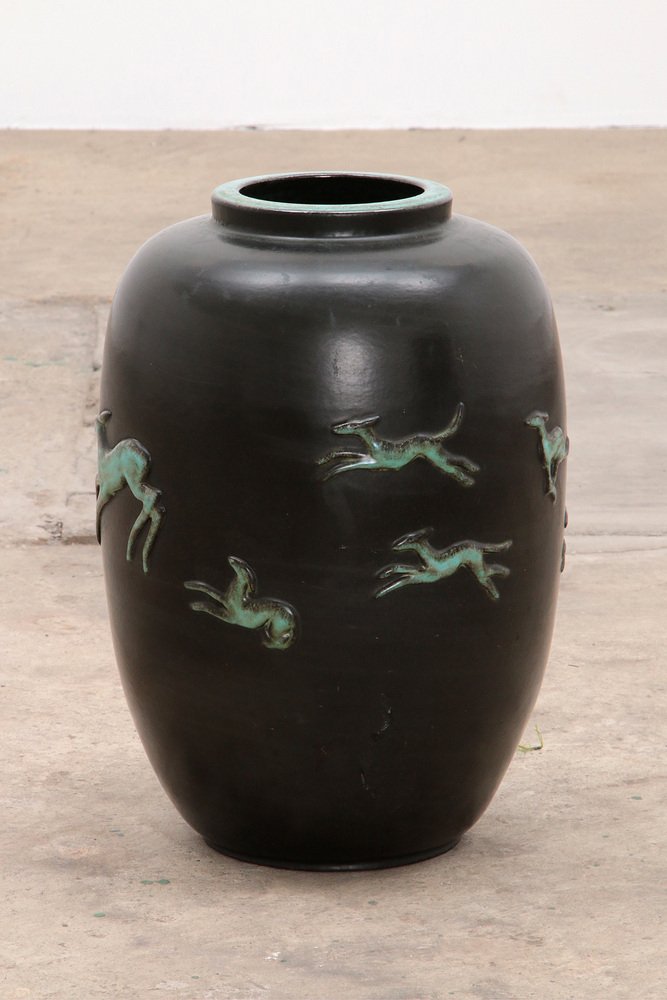 Large Vintage Vase attributed to Ugo Zaccagnini, Italy, 1950s