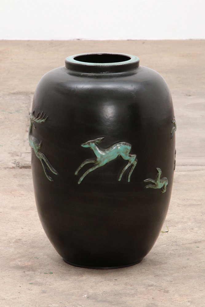 Large Vintage Vase attributed to Ugo Zaccagnini, Italy, 1950s