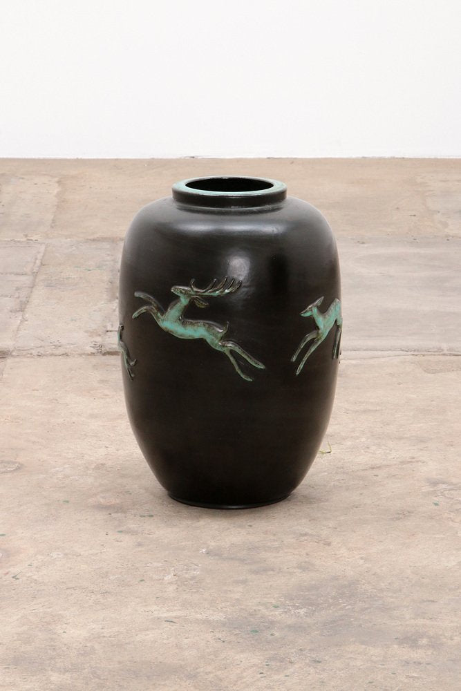 Large Vintage Vase attributed to Ugo Zaccagnini, Italy, 1950s