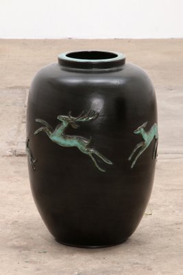 Large Vintage Vase attributed to Ugo Zaccagnini, Italy, 1950s-EZZ-1740237