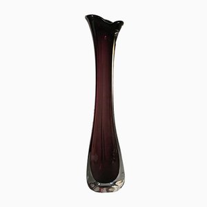 Large Vintage Violet Murano Glass Vase from Made Murano Glass, 1950s-WK-681695