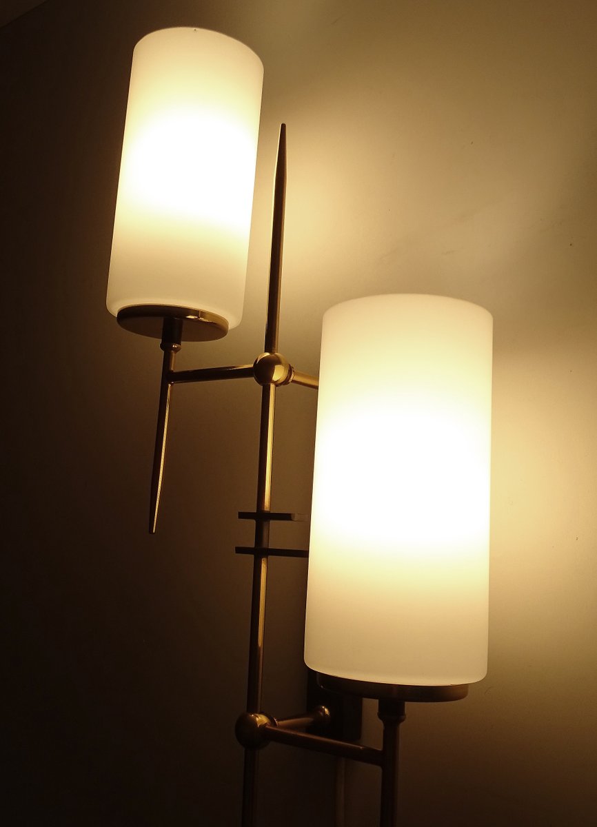 Large Vintage Wall Lights from Lunel, 1960s, Set of 2