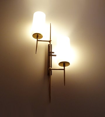 Large Vintage Wall Lights from Lunel, 1960s, Set of 2-GUT-2027974