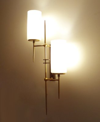 Large Vintage Wall Lights from Lunel, 1960s, Set of 2-GUT-2027974